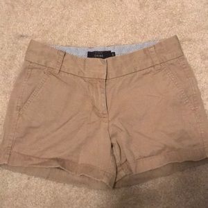 j crew khaki shorts